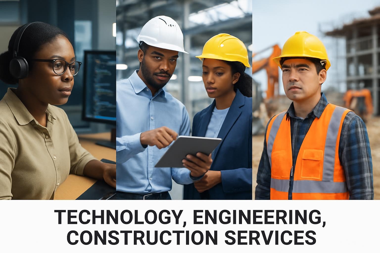 image depicting Technology, Engineering, Construction services ...